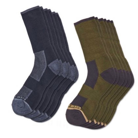 Men's Eddie Bauer Men's 6pk Trail Socks - Picture 1 of 4